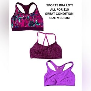 SPORTS BRA LOT! ALL FOR $10